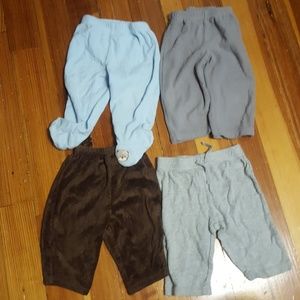 A bundle of pants and tops